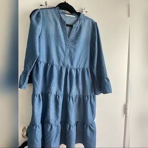 Given Kale Denim Dress